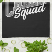 Individuelle Name Cheerleader School Varsity Cheer Geschirrtuch (Gefaltet)