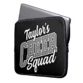 Individuelle Name Cheerleader School Varsity Cheer Laptopschutzhülle (Vorderseite Links)