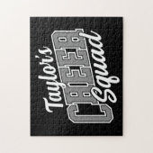 Individuelle Name Cheerleader School Varsity Cheer Puzzle (Vertikal)
