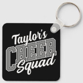 Individuelle Name Cheerleader School Varsity Cheer Schlüsselanhänger (Rückseite)