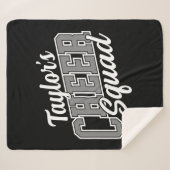 Individuelle Name Cheerleader School Varsity Cheer Sherpadecke (Vorderseite (Horizontal))