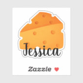 INDIVIDUELLE NAME CHEESE AUFKLEBER (Blatt)