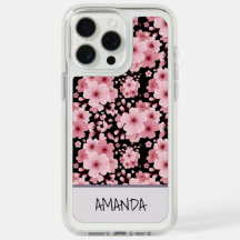 Individuelle Name Cherry Blossom rosa Blumenmuster