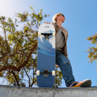 Individuelle Name Chic Nautical Skateboard