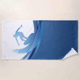 Individuelle Name Chic Nautical Strandtuch