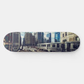 Individuelle Name Chicago USA Skateboard (Horizontal)