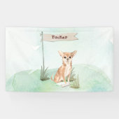Individuelle Name Chihuahua Pet Dog Banner (Horizontal)