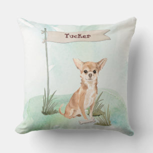 Individuelle Name Chihuahua Pet Dog Kissen