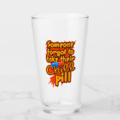 Individuelle Name Chill Pill Glas (Vorderseite)