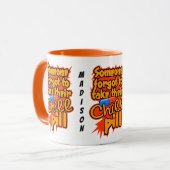 Individuelle Name Chill Pill Tasse (Vorderseite Links)