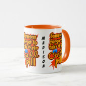 Individuelle Name Chill Pill Tasse (VorderseiteRechts)