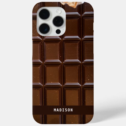 Individuelle Name Chocolate Candy Bar Chocolate Lo Case-Mate iPhone Hülle (Rückseite)
