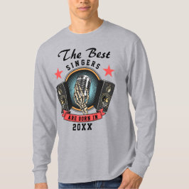 Individuelle Name Choir Singer Geburtstag T-Shirt