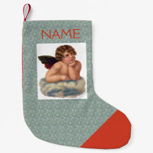 INDIVIDUELLE NAME CHRISTMAS ANGEL STRUMPF KLEINER WEIHNACHTSSTRUMPF