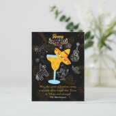 Individuelle Name Cinco de Mayo Fiesta Postkarte (Stehend Vorderseite)