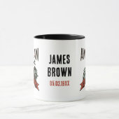 Individuelle Name Classic American Motocycle Tasse (Zentrum)