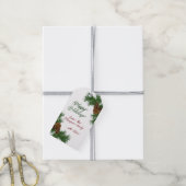 Individuelle Name Classy Pinecones Pinecones Branc Geschenkanhänger (Mit Garn)