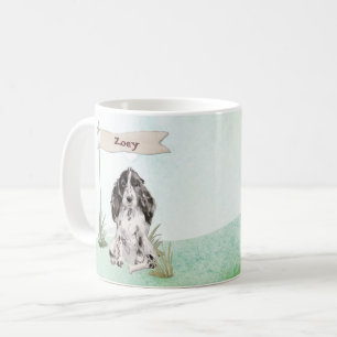 Individuelle Name Cocker Spaniel Haustier Hund Kaffeetasse