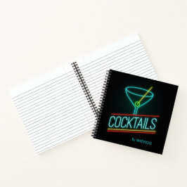 Individuelle Name COCTAILS Notizblock