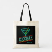 Individuelle Name COCTAILS Tragetasche (Rückseite)