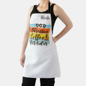 Individuelle Name Coffee Barista Funny OCD Spin Schürze (InSitu)