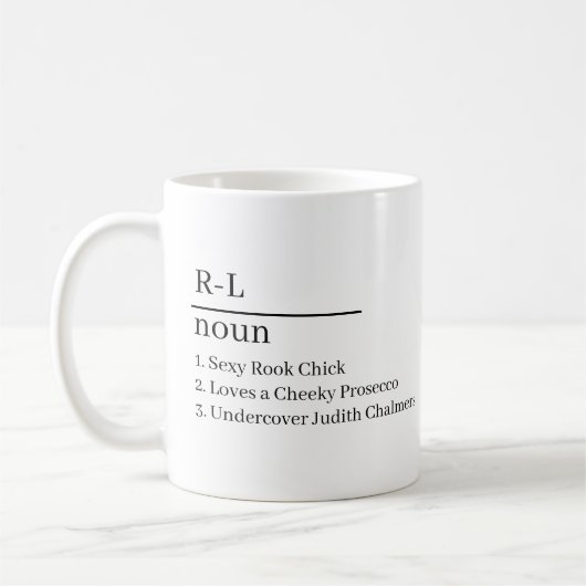 Individuelle Name Coffee Cup: Sippe mit Stil Kaffeetasse (Links)