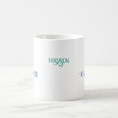 Individuelle Name "Coffee days, champagne Nights"  Kaffeetasse (Mittel)