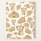 Individuelle Name Coffee Lover Jahresplanner Planer (Rückseite)