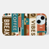 Individuelle Name-Coffee-Quotes Case-Mate iPhone Hülle (Rückseite (Horizontal))
