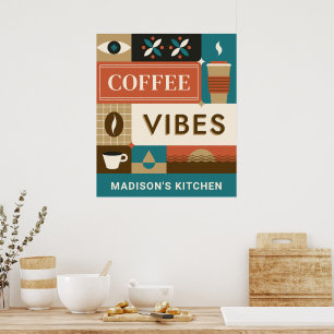Individuelle Name-Coffee-Quotes Poster