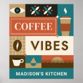 Individuelle Name-Coffee-Quotes Poster (Vorne)