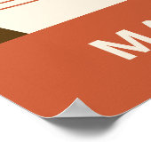 Individuelle Name-Coffee-Quotes Poster (Ecke)