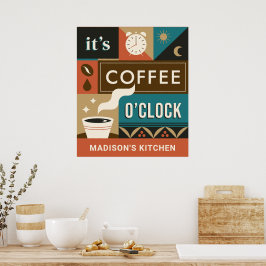 Individuelle Name-Coffee-Quotes Poster