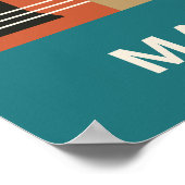 Individuelle Name-Coffee-Quotes Poster (Ecke)