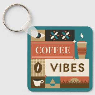 Individuelle Name-Coffee-Quotes Schlüsselanhänger