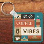 Individuelle Name-Coffee-Quotes Schlüsselanhänger (Vorderseite)