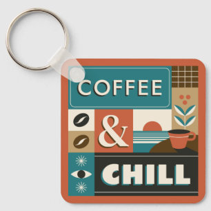 Individuelle Name-Coffee-Quotes Schlüsselanhänger