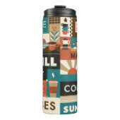 Individuelle Name-Coffee-Quotes Thermosbecher (Vorderseite)