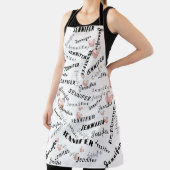 Individuelle Name Collage Schürze (InSitu)