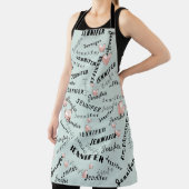 Individuelle Name Collage Schürze (InSitu)