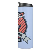 Individuelle Name & color Fisher tumbler Thermosbecher (Nach rechts gedreht)