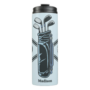Individuelle Name & Color Golf Thermosbecher