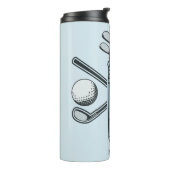 Individuelle Name & Color Golf Thermosbecher (Nach links gedreht)