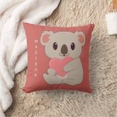 Individuelle Name & Color Liebe Koala Kissen (Decke)