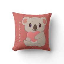 Individuelle Name & Color Liebe Koala