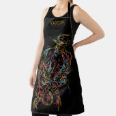 Individuelle Name Colorful Jazz Player Schürze (InSitu)