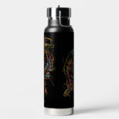 Individuelle Name Colorful Jazz Player Trinkflasche (Links)