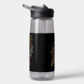 Individuelle Name Colorful Jazz Player Trinkflasche (Rechts)
