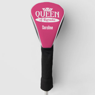 Individuelle Name & Colour Queen von Karaoke Golf Headcover