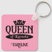 Individuelle Name & Colour Queen von Karaoke Schlüsselanhänger (Rückseite)
